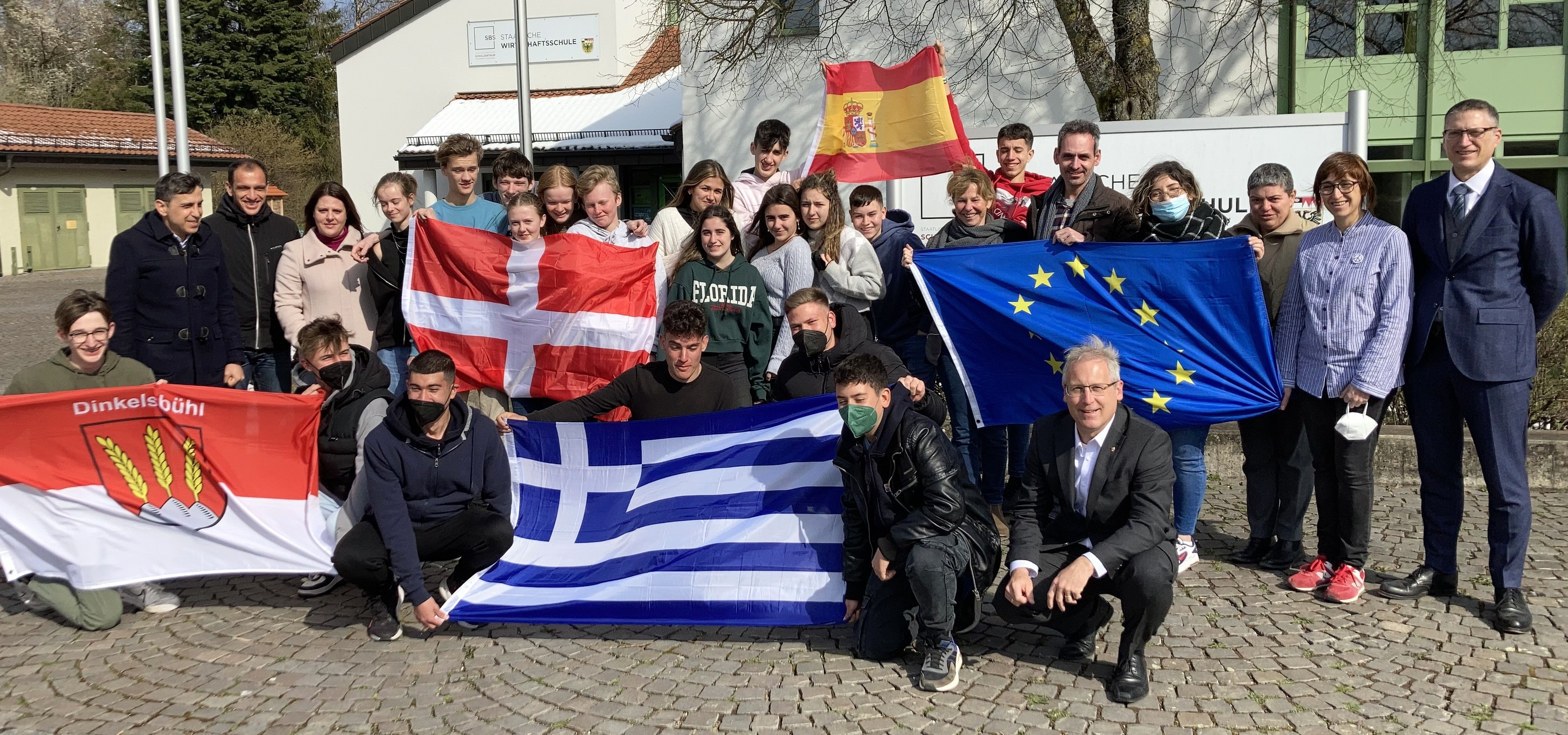 Europas Jugend trifft sich an der Wirtschaftsschule Dinkelsbühl