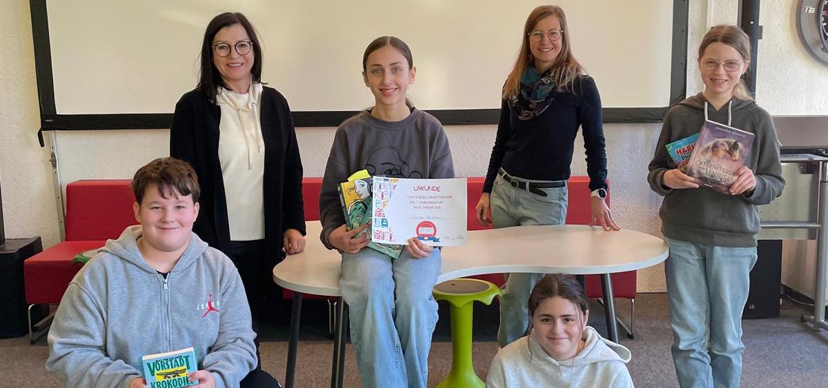 Lesekönigin der 7. Jahrgangsstufe dieses Schuljahres steht fest!