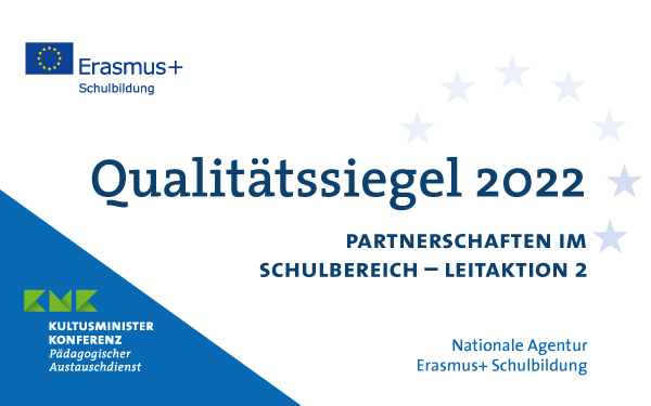 Wirtschaftsschule erneut mit Erasmus+-Qualitätssiegel ausgezeichnet